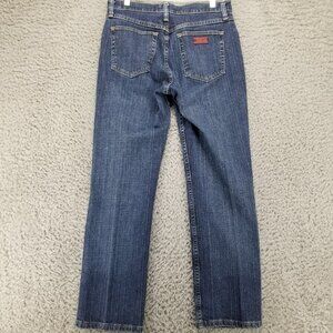 Wrangler Jeans Womens 7/8 Blue Twenty X Tulsa Slim Bootcut Stretch Denim